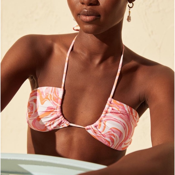 NWT H&M Padded Bandeau Bikini Top - Picture 2 of 7
